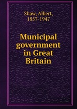 Municipal government in Great Britain