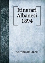 Itinerari Albanesi 1894