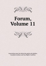 Forum, Volume 11