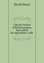 Concise notices of British grasses, best suited for agriculture, with
