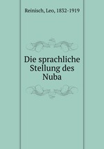 Die sprachliche Stellung des Nuba