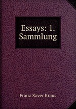 Essays: 1. Sammlung