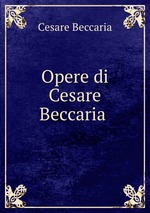 Opere di Cesare Beccaria