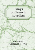 Essays on French novelists