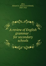 A review of English grammar : for secondary schools