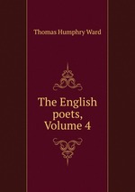 The English poets, Volume 4