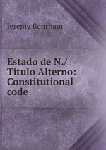 Estado de N./Titulo Alterno: Constitutional code