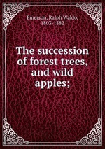 The succession of forest trees, and wild apples;