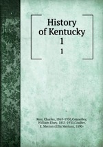 History of Kentucky. 1
