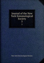 Journal of the New York Entomological Society. 5