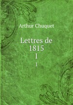 Lettres de 1815. 1