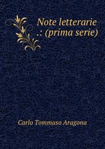 Note letterarie .: (prima serie)