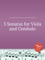 3 Sonatas for Viola and Cembalo