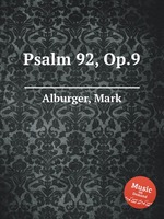 Psalm 92, Op.9