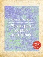 Piezas para cuatro marimbas