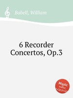 6 Recorder Concertos, Op.3