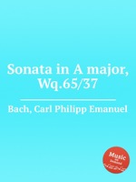 Sonata in A major, Wq.65/37