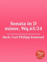 Sonata in D minor, Wq.65/24