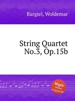 String Quartet No.3, Op.15b