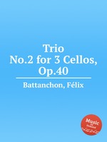 Trio No.2 for 3 Cellos, Op.40