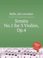 Sonata No.1 for 3 Violins, Op.4