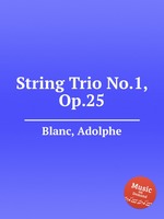 String Trio No.1, Op.25