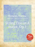 String Trio in A major, Op.1