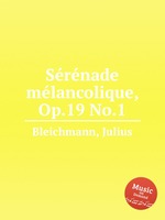Srnade mlancolique, Op.19 No.1