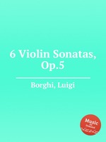 6 Violin Sonatas, Op.5