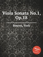 Viola Sonata No.1, Op.18