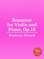 Romance for Violin and Piano, Op.18
