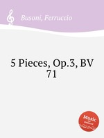 5 Pieces, Op.3, BV 71