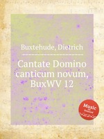 Cantate Domino canticum novum, BuxWV 12