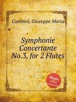 Symphonie Concertante No.3, for 2 Flutes
