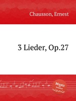 3 Lieder, Op.27
