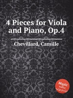 4 Pieces for Viola and Piano, Op.4