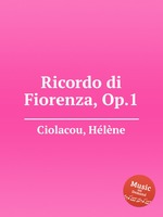 Ricordo di Fiorenza, Op.1