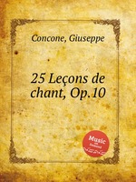 25 Leons de chant, Op.10