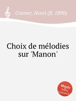 Choix de mlodies sur `Manon`