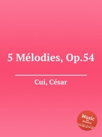 5 Mlodies, Op.54