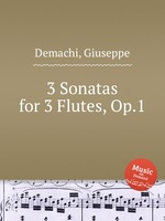 3 Sonatas for 3 Flutes, Op.1