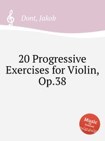 20 Progressive Exercises for Violin, Op.38