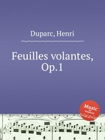 Feuilles volantes, Op.1