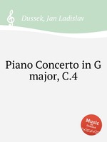Piano Concerto in G major, C.4