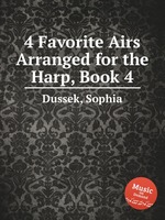 4 Favorite Airs Arranged for the Harp, Book 4