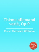 Thme allemand vari, Op.9