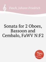 Sonata for 2 Oboes, Bassoon and Cembalo, FaWV N:F2