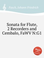Sonata for Flute, 2 Recorders and Cembalo, FaWV N:G1
