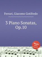 3 Piano Sonatas, Op.10