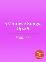 3 Chinese Songs, Op.59